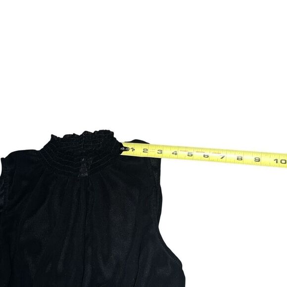 JAPNA Black Peplum Sleeveless Blouse Size L - Picture 7 of 8